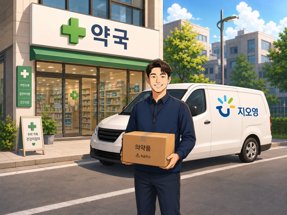 지오영 의약품 물류 배너